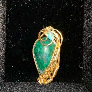 Wire Wrapped Stone Pendants